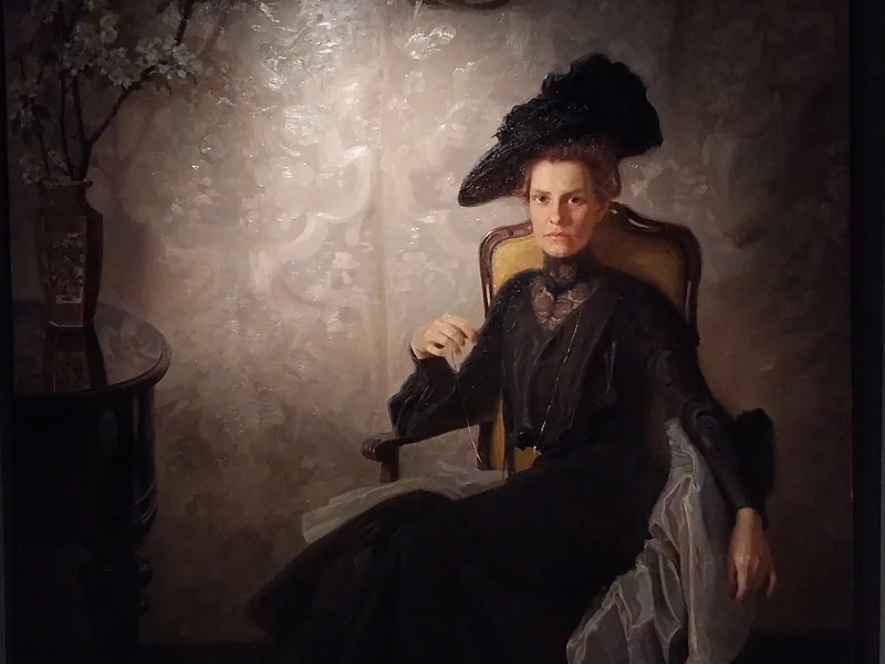 1874-Gertrud Bürgers-Laurenz - Ritratto di Sascha Meier, nata Wingenroth